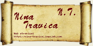 Nina Travica vizit kartica